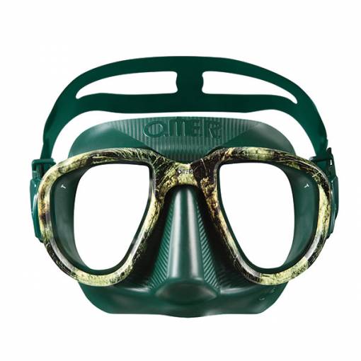 Otter Alien freediving mask seagreen camo