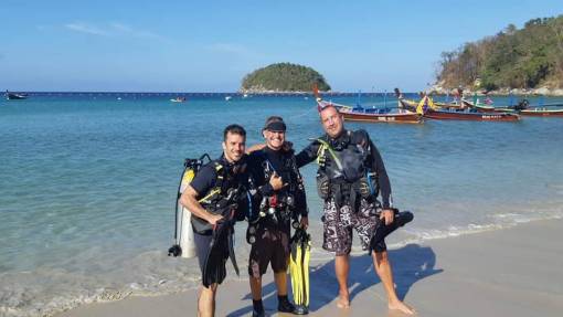 Kata beach shore diving for certified divers