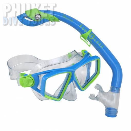 Snorkeling set for adults lanai-combo-blue